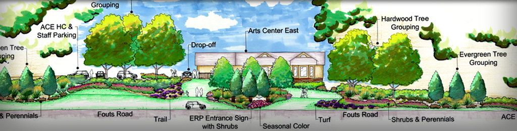 East Roswell Park Entrance